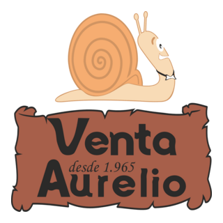 Venta Aurelio Restaurante Logo PNG Vector
