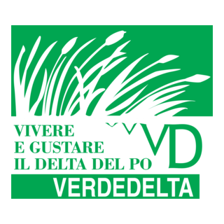 Verde Delta_vivere e gustare il Delta del Po Logo PNG Vector