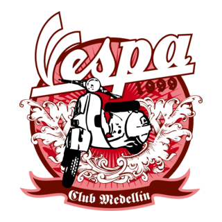 Vespa Club Medellin Logo PNG Vector
