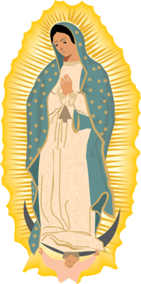 Virgen de Guadalupe Logo PNG Vector