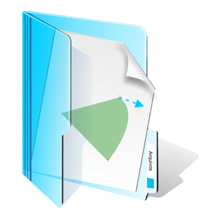 Vista Folder Translucid Icon - Vetorial Files Logo PNG Vector
