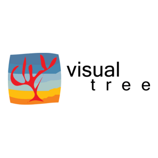 Visual Tree Logo PNG Vector