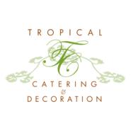 Tropical Catering & Decoration Logo PNG Vector