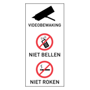 Videobewaking - Niet Bellen Niet Roken Logo PNG Vector