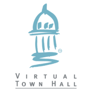 Virtual Town Hall Logo PNG Vector