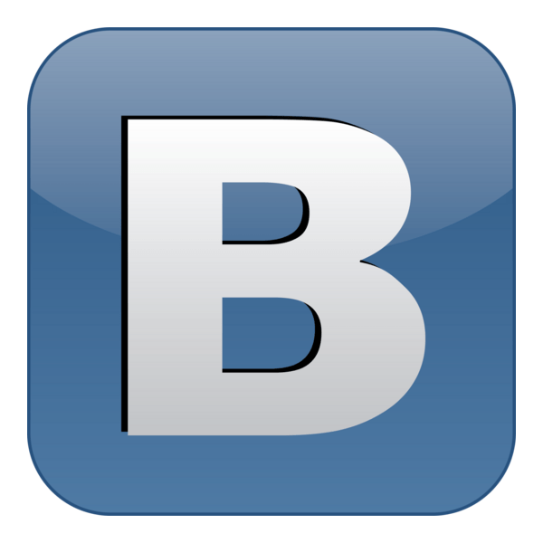 B - Vkontakte the Social Network Logo PNG Vector