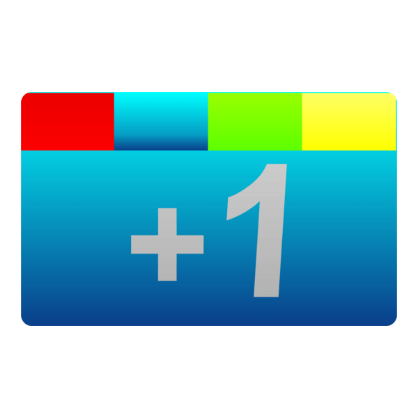 Google +1 Logo PNG Vector