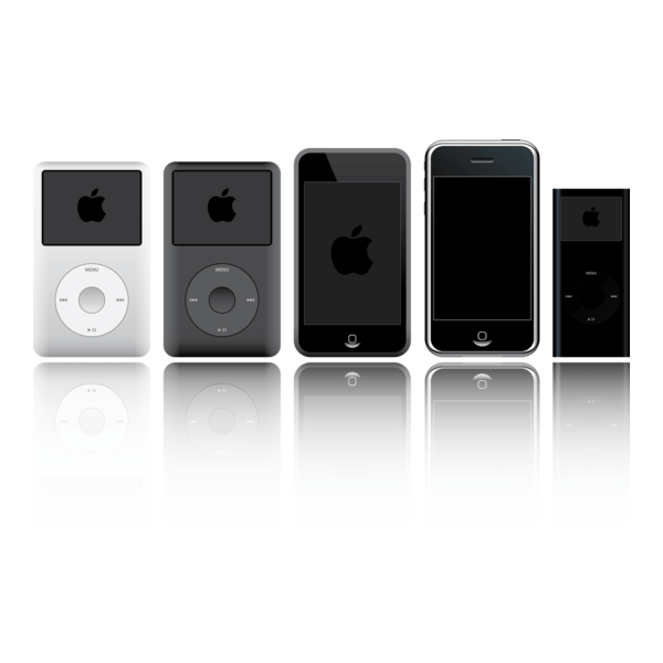iPod and iPhone Logo PNG Vector