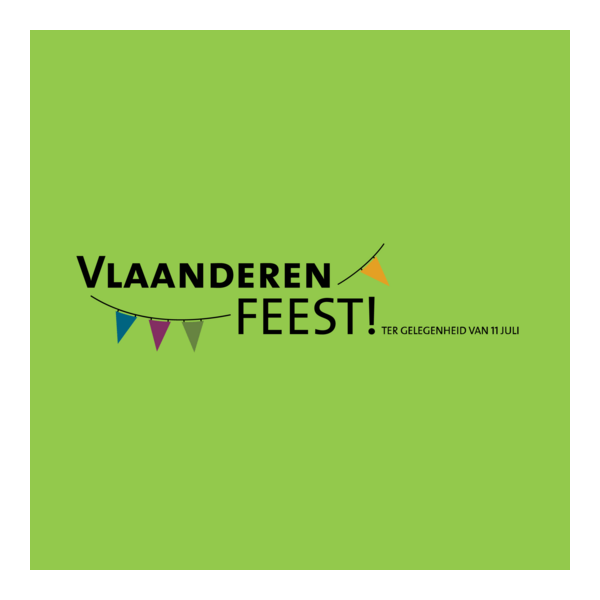 Vlaanderen Feest! Logo PNG Vector