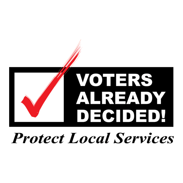 Voters Already Decided! Logo PNG Vector