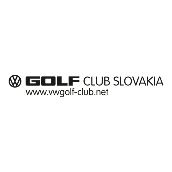 VW Golf Club Slovakia Logo PNG Vector