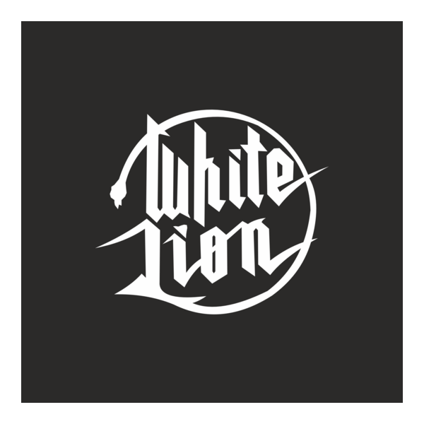 White Lion Logo PNG Vector