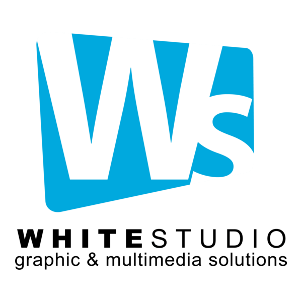 White Studio Logo PNG Vector