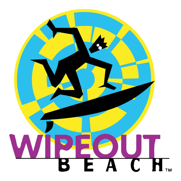 Wipeout Beach Logo PNG Vector
