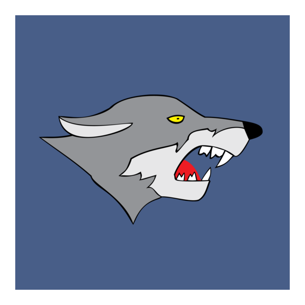 Wolf Aircraft 1 Wing Logo PNG Vector