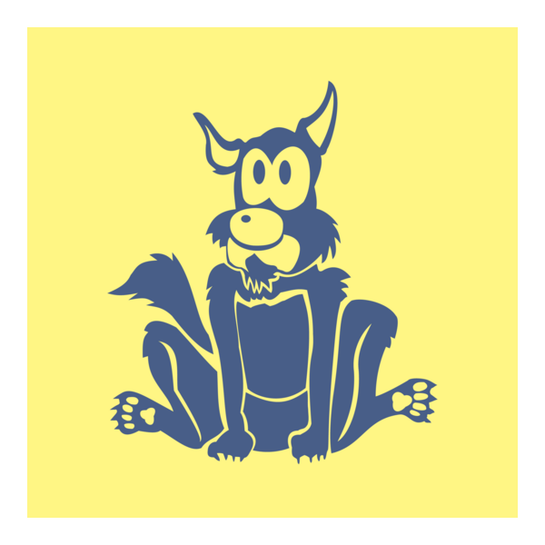 Wolfy 1 Wing Logo PNG Vector