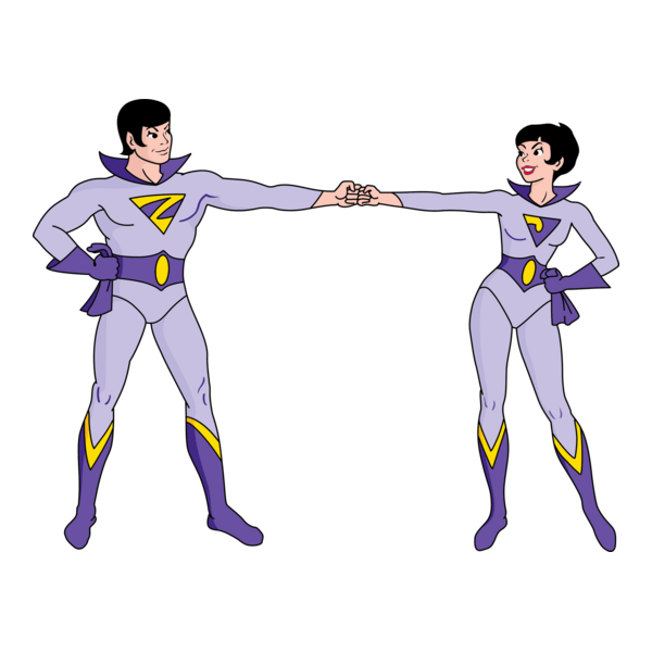 Wonder Twins Logo PNG Vector