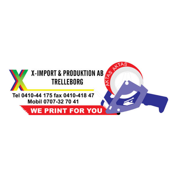 X-Import & Production AB Logo PNG Vector