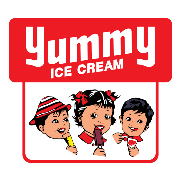 Yummy Ice Cream Logo PNG Vector