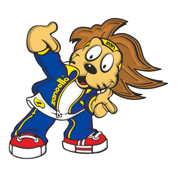Zanoello Zan Mascote Logo PNG Vector