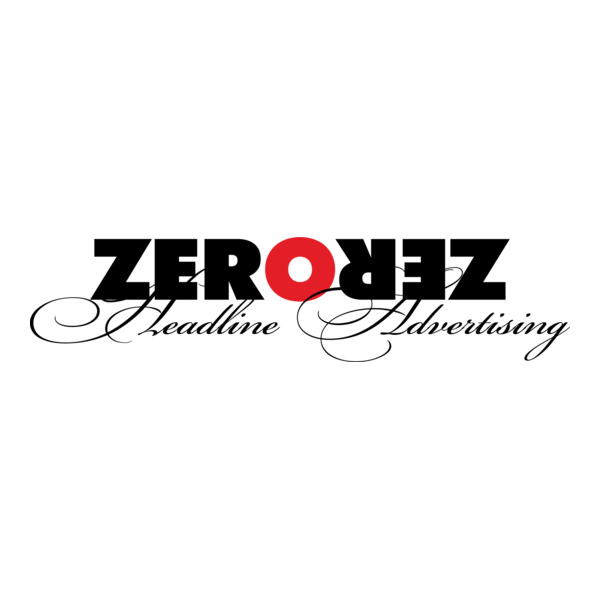 ZERO Headline Advertising Logo PNG Vector