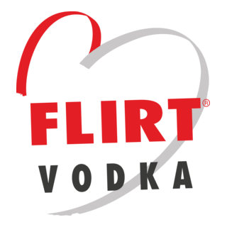 Vodka Flirt Logo PNG Vector