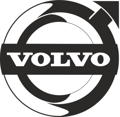 volvo black&white Logo PNG Vector