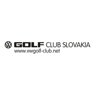 VW Golf Club Slovakia Logo PNG Vector