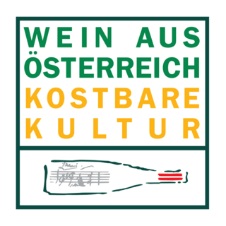 Wein aus Österreich Kostbare Kultur Logo PNG Vector