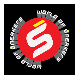 World of sneakers Logo PNG Vector