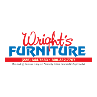 Wright's Furniture Logo PNG Vector