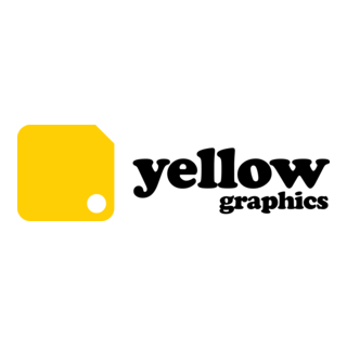 Yellow Graphics Logo PNG Vector