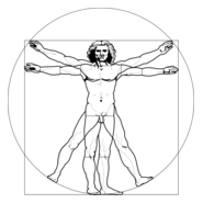 vitruvian Logo PNG Vector