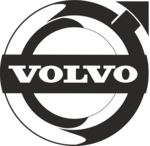 volvo black&white Logo PNG Vector