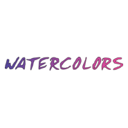 Watercolors Logo PNG Vector