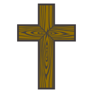 wood cross Logo PNG Vector