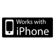 Works with iphone Logo PNG Vector