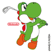 Yoshi Golf Logo PNG Vector