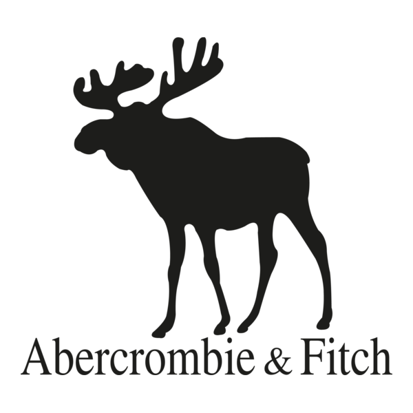 Abercrombie and Fitch Black Logo PNG Vector