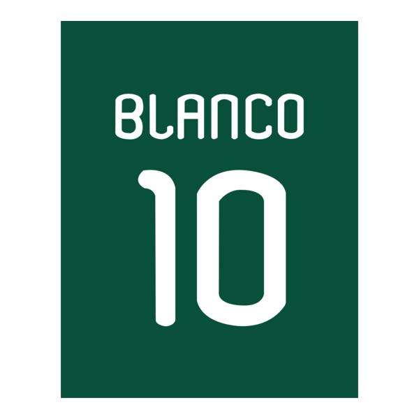 Adidas México Blanco 10 Logo PNG Vector