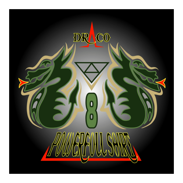 Draco Powerfull Shirt Logo PNG Vector