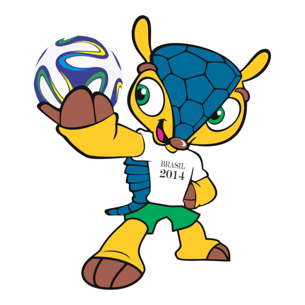 Fuleco Copa 2014 Brazil Logo PNG Vector