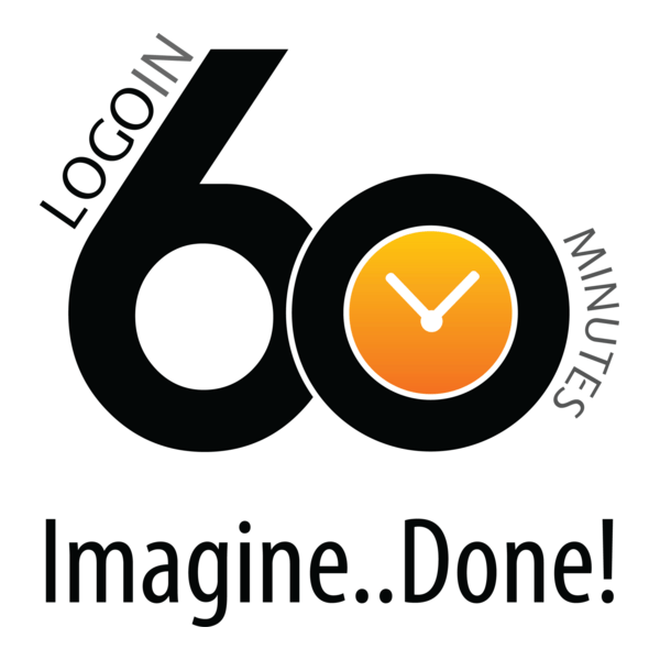 Logo in 60 Minutes Logo PNG Vector