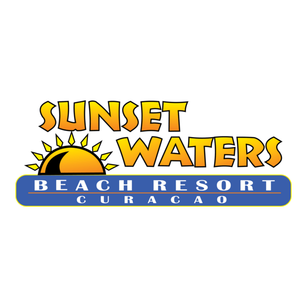 SUNSET WATERS BEACH RESORT CURACAO Logo PNG Vector