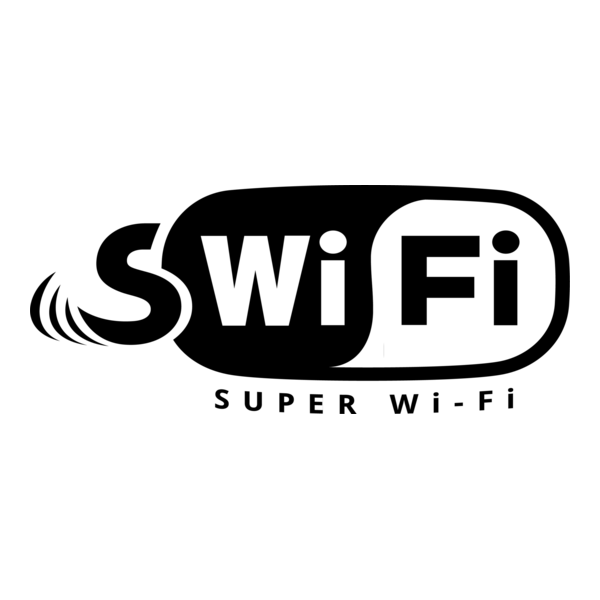 Super WiFi Logo PNG Vector