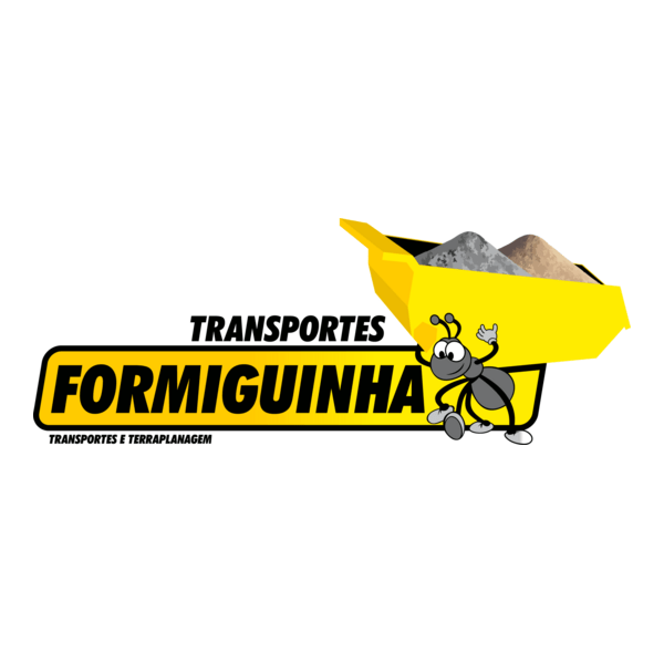 Transportes e Terraplanagem Formiguinha Logo PNG Vector