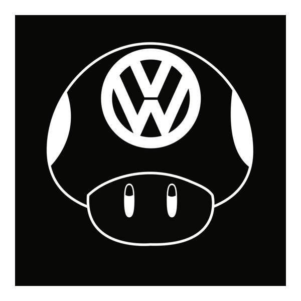 Volkswagen Mushroom Logo PNG Vector