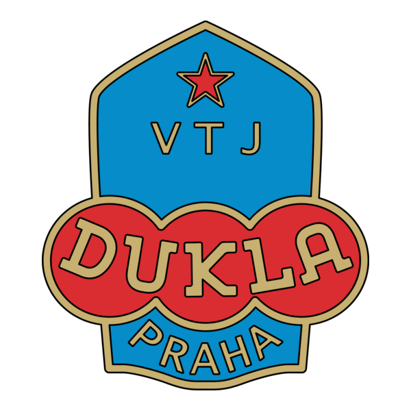 VTJ Dukla Praha 50's - 60's Logo PNG Vector