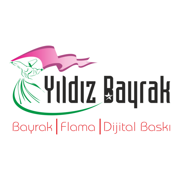 yıldız bayrak flama dijıtal baskı Logo PNG Vector