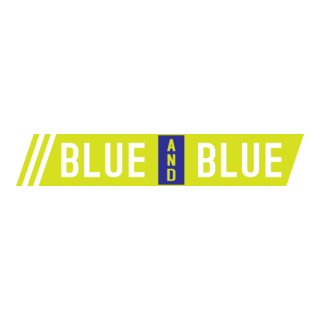 Blue and Blue Logo PNG Vector